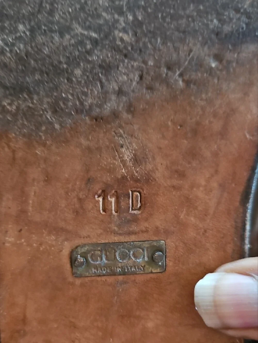Gucci Brown Leather Horsebit Loafers